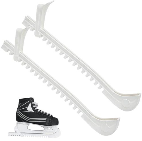 Cisolen 1 Paar Schlittschuh-Schoner mit verstellbarer Schnalle für Eishockey Eiskunstlauf-Zubehör