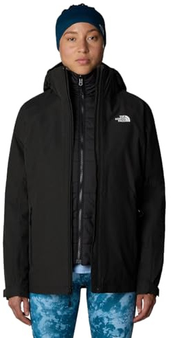 THE NORTH FACE Damen Inlux Triclimate Jacke, Tnf Black Heather/Tnf B, XS