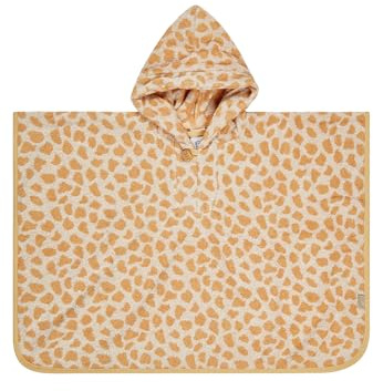 Sterntaler Badeponcho Giraffe Kaya – Kuscheliger Poncho aus saugfähiger Baumwolle – Für Babys und Kleinkinder nach dem Baden und Schwimmen- Bademantel - Ideales Geschenk, sandfarben