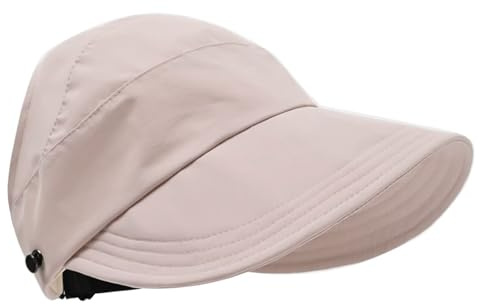 HORREX Sommermütze Damen Summer Sonnenhut Damen Pferdeschwanz Baseballkappe Sonnenschutz Kopf Damen Sonnenhut Faltbarer Sommerhut Atmungsaktiv Mütze Visor Cap Outdoor Hut für Golf Reisen Wandern