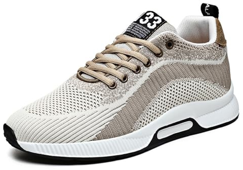 Dasongff Chaussures Rehaussantes Homme 6cm/8cm/10cm Légères Respirante Ascenseur Sneakers Hauteur Chaussures de Travail Sécurité Marche Tennis Antistatique Orthopédique Respirant Sneakers
