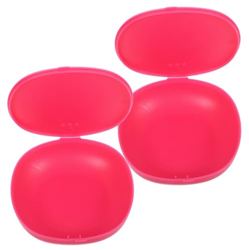 DEARMAMY Scatola Porta Coppette Mestruali Contenitore Compatto e Igienico in Silicone Riutilizzabile Set 2 Pezzi per Conservare la Rosa