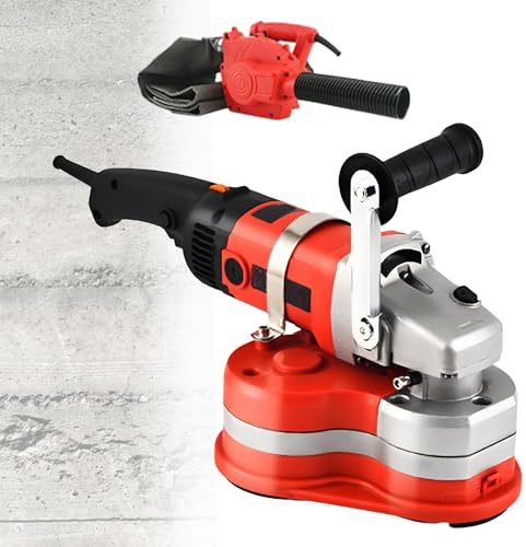 LwiftGal Levigatrice Portatile A Tre Teste per Pareti E Pavimenti,Set Levigatrice per Cemento per Pareti E Pavimenti,Lucidatrice Versatile,per La Rifinitura di Superfici in Cemento machineandB