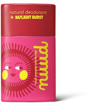 nuud The Stick Day'n'Night | 45 Gramm | natürlicher, veganer Deodorant Stick, ohne Chemikalien, vegan, 48 Stunden wirksam, parfümfrei, aluminiumfrei, unisex, reicht für 6-7 Wochen (Daylight Burst)