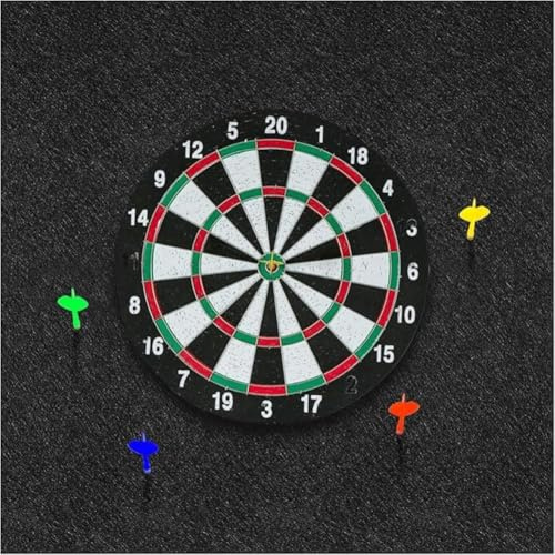 Wandschutz für Dartscheiben aus Filz zur Stoßdämpfung mit abnehmbarem doppelseitigem Klebeband für flexible Positionierung und Wandsicherheit
