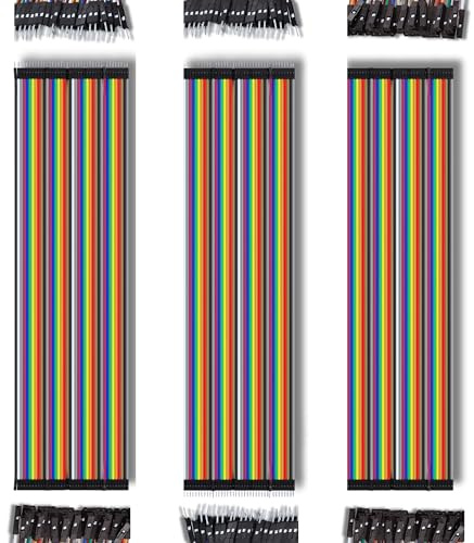 AZDelivery Jumper Wire Cable Set of 120 pcs M2M / F2M / F2F compatible with Arduino and Raspberry Pi including E-Book!