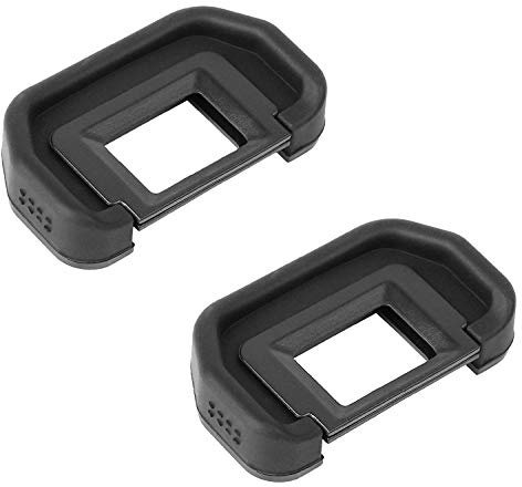 ChromLives Kamera Okular Augenmuschel Kompatibel mit 18mm EB Ersatz Sucherschutz Kompatibel mit Canon EOS 80D 70D 60D 77D 50D Mark II 6D 6D Mark II 40D 30D 20D 20Da 10D 60Da A2 A2E D30 D60