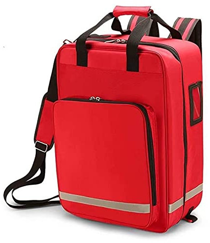 JTYX Notfallhelfer-Trauma-Tasche leer multifunktionaler Erste-Hilfe-Rucksack Wasserdichtes Erste-Hilfe-Set aus Oxford-Stoff mit Innenteilern für Outdoor, Gemeinschaft, Reisen, Camping, Wandern
