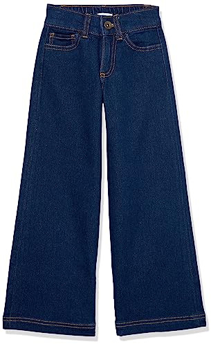 Amazon Essentials Jean Évasé Fille, Indigo Foncé, 4 Ans