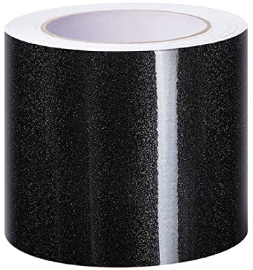 Dostear TapetenbordüRe Selbstklebende BordüRe Wand Wohnzimmer Tapeten Fliesenaufkleber Bad Dekoband Selbstklebend Schwarz GläNzend 5cm X 500cm