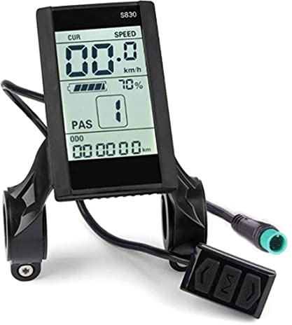 Protokoll 2 Elektrofahrrad Fahrrad Bildschirm 24 V 36 V 48 V LCD S830 Bildschirm USB-Anschluss Wasserdicht