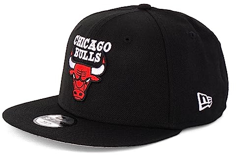 New Era Kids Caps - Kinder Kappe - Baseball Cap - 9FIFTY Snapback - NFL - MLB - NBA (Chicago Bulls Black)