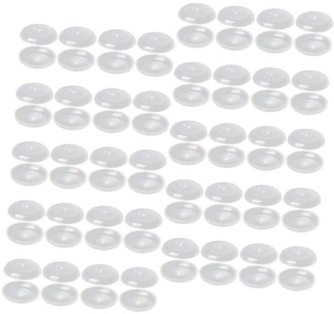 Amosfun 100stücke Transparente Kerzentropfschutz Kunststoff ø Praktische Wachstropfenfänger Für Kirchenwache Gebetskerzen Taufkerzen Und Outdoor-kerzenhalter