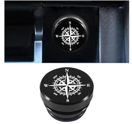 Adunsiaoto Universales Tapa Para Encendedor Coche Accesorios, Tapa Protectora Para El Encendedor Del Automóvil, Cubierta De Metal Del Inflamador De Cigarrillos Accesorios Automóviles(Negro)