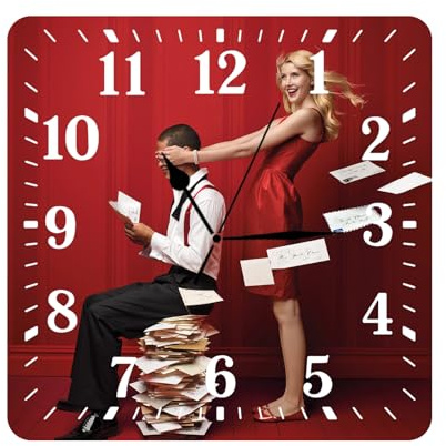 BeNsil Orologio da Parete Personalizzato con Foto, Orologio da Muro Personalizzabile, Orologi da Parete con Foto per la Decorazione del Soggiorno con Foto, Orologio da Parete con Foto