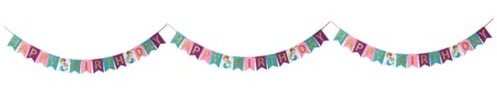 ibasenice 3St Girlande party sachen party supplies birthday decorations Mermaid Partydekoration geburtstagsdeko alles zum Geburtstag-Banner Babyparty-Banner Geburtstagsfeier-Banner