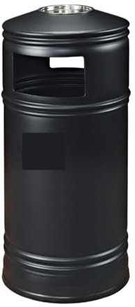 JKJZSALJ Poubelle Poubelle Poubelle Poubelle À Double Couche avec Conception De Baril Intérieur Poubelle À Panneau Encastré Extérieur/Intérieur Grande Poubelle De Cuisine, 94 Cm Noir, Noir