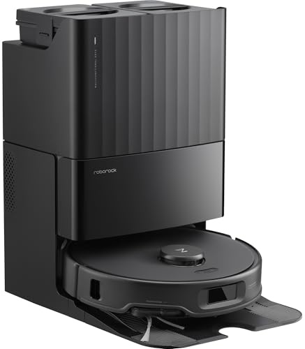 ROBOROCK QREVO EDGE 5V1 - Aspirateur Robot Laveur - 18500 Pa - 4 L - Noir