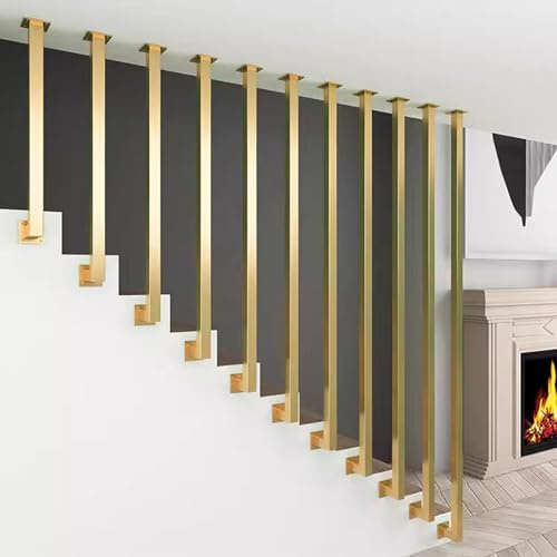 L-Shaped Staircase Handrail Railing for Outdoor Indoor Stair Banister Handrail Wrought Iron Stair Railing for Garden Corridor Support Railing Guardrail (Size : 3.6ft/110cm)