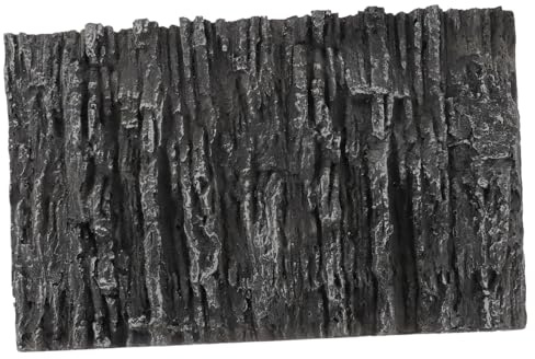 VICASKY Fond Décoratif pour Terrarium et Aquarium PU Arrière Plan Rocheux Réaliste pour Réservoir Reptile Tortue et Poissons Surface Antidérapante et Résistante