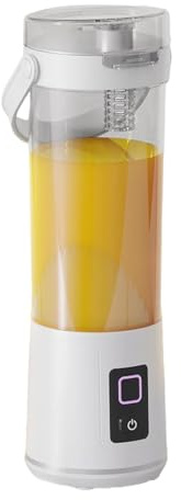 Mihauuke Mixeur Portable | Tasse Mixeur 600ml Pour Jus Et Smoothies - Sans Fil Rechargeable avec Bec Verseur et Couvercle Étanche pour Boissons Voyage Maison