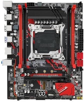 Placa Madre Placa Base Fit For MACHINISTX99 RS9 LGA 2011-3 for CPU Xeon E5 2680 V4, DDR4, 32 GB, 2133 MHz, ECCRAM, NVME, M.2, USB 3.0, Cuatro Canales