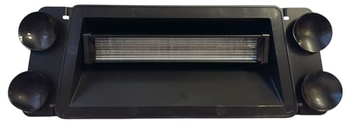 MelTruck LED Frontblitzer Warnleuchte 12–24V - R65 R10 Zulassung - Amber/Blau Variante - Front Warnlicht für Auto LKW Transporter (332x45mm - Blau)