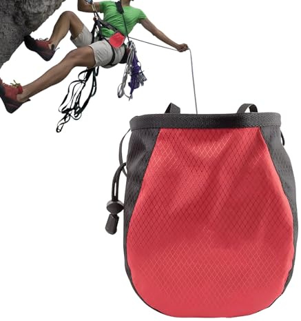 Borsa per gesso da arrampicata, impermeabile, regolabile, a prova di perdite, per scalatori, principianti, viaggi, sport, palestra, sollevamento, fitness