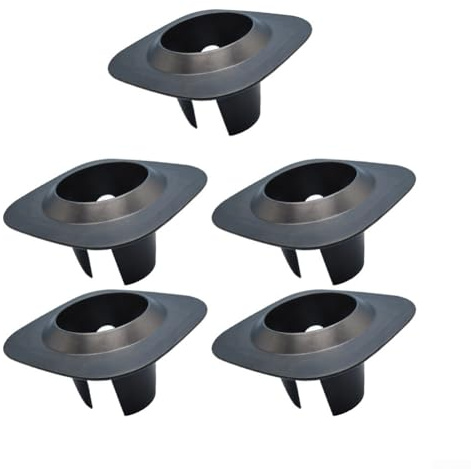 Wlinfetity Protezione per la testa dell'irrigatore da esterno, coperture per irrigatore per prato per un aspetto ordinato del giardino (5 pezzi nero)