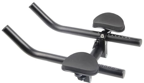 EaseSunny Aluminum for tt for aero Bar Handlebar Extension for Road Mountain Bike for triathlon Racing, Adjustable 220mm Arm Rest with Clamp 2.2-2.65cm