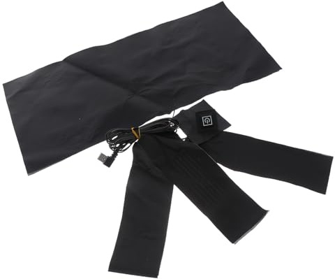 Artibetter Piastra Riscaldante Regolabile in di Carbonio e Design Confortevole per Coperte e Cuscini Neri, per Abbigliamento Riscaldante Invernale