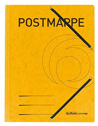 5x Postmappe/DIN A4 / mit 2 Gummizügen