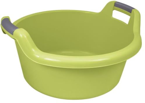 Curver Wäschewanne 27L 53,5x51x26cm Wäscheschüssel Wäschekorb Wäsche Waschküche lime