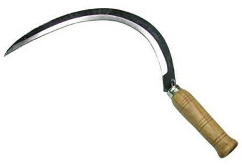 FALCIOLA LISCIA n ° 3 IN ACCIAO FORGIATO MANICO LEGNO FERR 23320