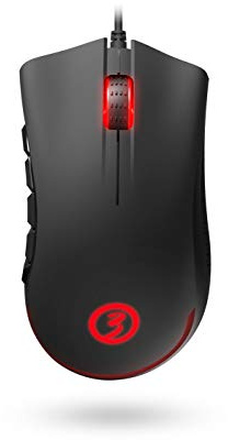 Ozone Raton Gaming Exon X90 -OZEXONX90- Esports Mouse Gaming, Sensor Optico, RGB, 12.000 dpi, 11 Botones Programables, Ergonomico, Negro
