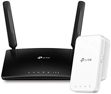 TP-Link Archer MR600 Router 4G+ e RE300 Mesh Wi-Fi Ripetitore WiFi Wireless, OneMesh Kit per casa grande