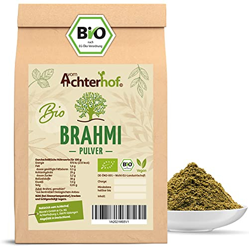 Brahmi Pulver BIO 500g - Bacopa Monnieri – Gedächtnispflanze - 100% naturrein - vegan - vom-Achterhof