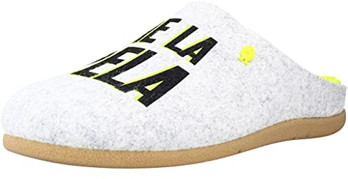 HOT POTATOES Varde, Pantuflas Hombre, Gris, 46 EU