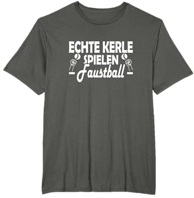 Echte Kerle spielen Faustball - Faustball T-Shirt