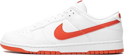 Nike Scarpe da Basket da Uomo, Bianco/Rosso Picante, 40