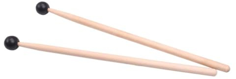 ibasenice 2stücke Holz Xylophonschlägel Mit Gummikugelkopf Schlägel Für Glockenspiel Trommelstäbe Für Erwachsene Und Junge Mädchen Percussion Mallets Xylophon Sticks