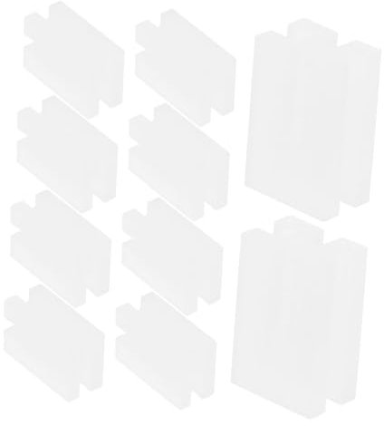 Gatuida Radiator Protective Cover Hook: 10pcs Radiator Bracket Plastic Inserts Protective Sleeve for Radiator Protective Cover for Radiator Hook Parts White Plate Insert