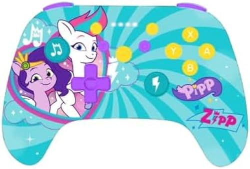 My Little Pony - Manette Switch/PC Nano Sans-fil - My Little Pony Pipp & Zipp