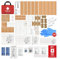 Active Era Kit de Primeros Auxilios Premium 320 Piezas - Incluye lavado ocular, 2 compresas frías (hielo) y manta de emergencia para coche, hogar, oficina, caravana, trabajo y viajes