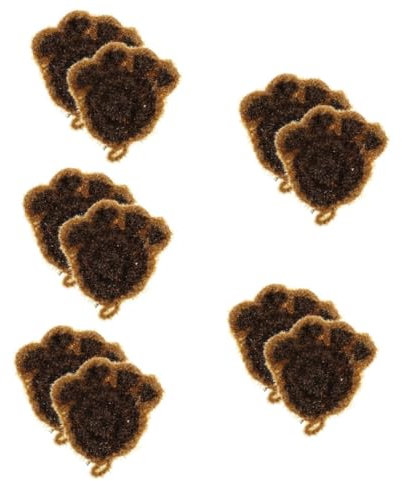 Garneck 10 Piezas Estropajo Toalla De Fregar Almohadillas para Limpiar Platos De Cocina Trapo para Lavar Platos Toalla para Lavar Paños De Cocina De Secado Rápido Poliéster