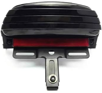 SCSTHRCRA Motorrad Bremsleuchten Für H&arley N&ight T&rain S&oftai FXSTB FXSTC FXSTS Motorrad Rücklicht Tri-Bar Heckfender Bremse Rücklicht Blinker Licht (Smoke)