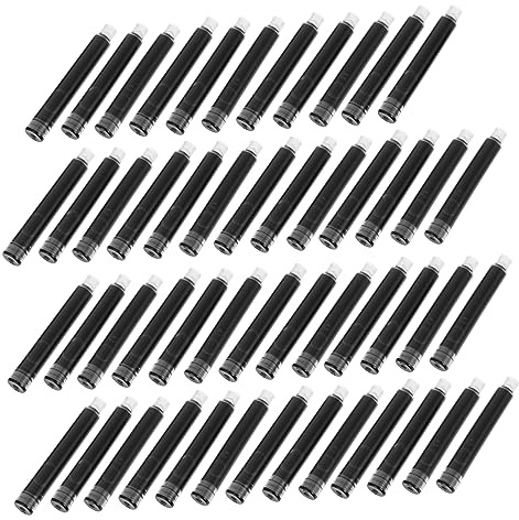STOBOK 100pcs Cross Pen Refill Cartridges Fountain Pen Ink Refills Student Stationery Daily Writing Learning Reward