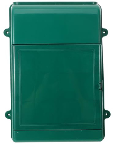 BCOATH Regensicherer Wandbriefkasten Kunststoff Außenbriefkasten Klein Wandmontierter Postkasten Für Büro Und Zuhause