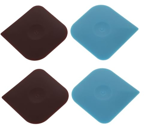 SMASOLO 4pezzi Raschietto per Pentole in Nylon da Raschietto per Pentole AntiGraffio Utensile per Pulizia della in Ghisa Adatto per Piatti e Forniture per Cottura