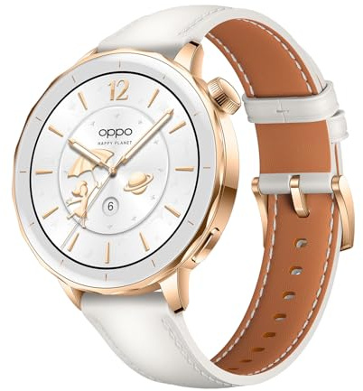 OPPO Watch X2 Mini Smartwatch, Display AMOLED da 1.32 pollici, 100+ Modalità Sport, IP68, Monitoraggio Salute, Batteria 7 Giorni, Quadri Personalizzabili, Google Pay, GPS - Glimmer Gold